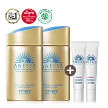 퍼펙트 UV 선스크린 스킨케어 밀크 N 60ml 2개 + 브라이트닝 15g 2개