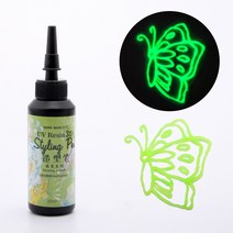20ML UV 수지 크리스탈 에폭시 3D 발광 스타일링 펜 훅 라인 핸드페인팅 자외선 큐어링 글루 DIY 공예 모델링 수지 아트입니다, 1 건, 02