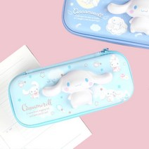 산리오 시나모롤필통 스퀴시필통 대용량필통 키링세트, 파랑(2월중순 입고예정), 폼폼푸린