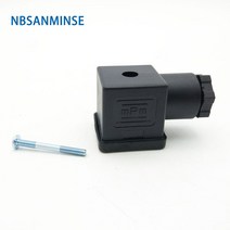 1pc 플러그 솔레노이드 밸브 코일 커넥터 DIN43650 A B C 밸브 코일, DIN43650C, DC 12V, 03 DIN43650C_03 DC 12V