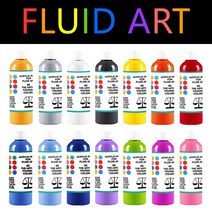 플루이드아트 전용 아크릴물감 푸어링아트 물감 60ml, 실버