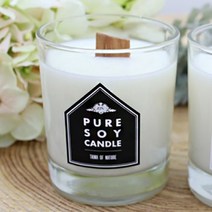 [캔들레이디] 캔들용기 - 9온즈 향초 용기, 9온즈 투명, 1개