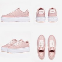 나이키 핑크 키높이 푹신한 우먼스 운동화 여자 패션 스니커즈