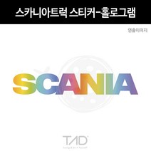 TaD 스카니아트럭 스티커 홀로그램/데칼 튜닝 자동차, 1개