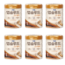 매일유업 리뉴얼 앱솔루트 명작 분유 1단계 x 6캔