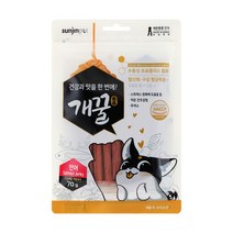 에이치디씨 개꿀 프로폴리스져키 강아지간식 70g, 연어, 3개