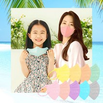 아이코코 쿨 새부리형 마스크 여름용, 소형 M, 레몬 25매