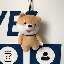 오리 핸드폰 커플 작은 동물 엽기 앙증맞은 개구리 피규어 인형키링 버즈, 노란 멍에가 갸우뚱한 나무.