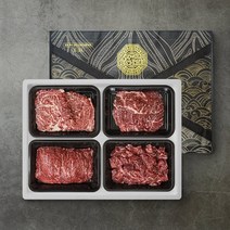 1+한우 한우선물세트 소고기선물세트 등심 채끝 불고기 산적 국거리 장조림, 소소한우4호셋트 등심+채끝+불고기+국거리