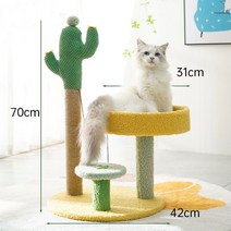 만족 고양이 캣타워7 스크래쳐 캣폴 장난감 숨숨집 고양이선반 벽선반 캣타워책장, 구성1 선인장 캣타워