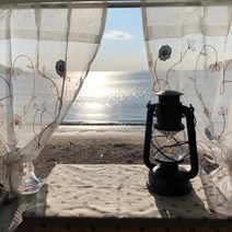차박커튼 가림막 커텐 차량용 커튼 햇빛가리개 올뉴카니발 트렁크 차가림막 다이소, 커튼1장+커튼타이1개+지퍼백1개, 2.아네모네