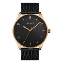 [공식수입정품] 오바쿠 V235GXVBMB 에이저 남성 메탈시계