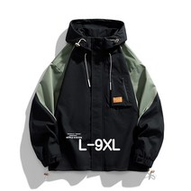 쥬엔리치 남자 자켓 빅사이즈 바람막이 후드 집업 캐주얼 점퍼 등산 남성 잠바 L-9XL #02