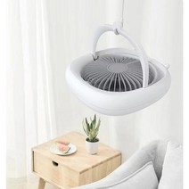 캠핑용 접이식 미니 에어 서큘레이터 탁상용 선풍기 천장 선풍기, 녹색