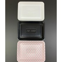 PSP 트레이 1001호 200EA 소량 박스판매 PSP용기 (정육접시 반찬포장 떡포장 일회용 접시), 흰색