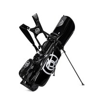 골프 캐디백 경량에코 칠색 홀로그램 캐디백, 블랙