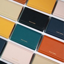 자석 명함 지갑 케이스 카드 보관함, 인디핑크, 1개