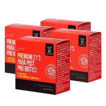 프리미엄 21종 포스트 프로 바이오틱스 유산균, 16주분