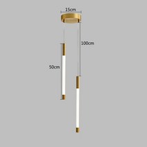 파워딜 골드 행잉 링 펜던트 조명 따뜻한 화이트 LED 램프 레스토랑 바 카페 U 모양, 10 D-2 heads_02 웜 화이트