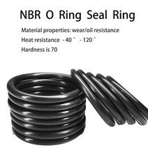 고압세척기 분사기 세차 기계 부품청소 100-10pcsBlack O 링 개스킷 CS3.1mm OD10 ~ 220mm NBR 자동차 니트, 55 OD72mm (20pcs)_01 3.1mm