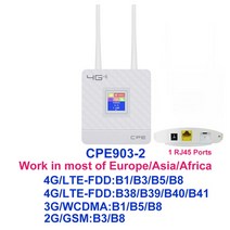 에그 포켓와이파이 와이파이 도시락 Tianjie cpe903 3g 4g lte wifi 라우터 wanlan 포트 듀얼 외부 안테나 sim 카드 무선 언락, 협력사, 아시아 버전