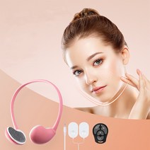 AKRUA 페이셜마사지기 6단 페이스 마사지기 USB충전식 EMS 미세전류 펄스 리프팅 피부마사지기, 핑크