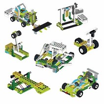 Wedo 2.0 45300 로봇 전원 기능 호환 하이테크 스마트 블록 DIY 교육 학교 학생 학습 빌딩 블록, W1, Basic Set with book