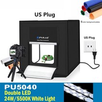 사진스튜디오텐트 소프트박스 크로마키 LED 사진 촬영 링, 3.40cm US Plug, 1개