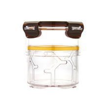 퍼즐락 크기조절 커피 원두 보관용기, 스몰(370-570ml)