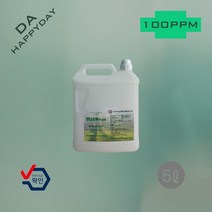 손소독제 만들기 순수 이산화염소수 살균소독 병원 치과 요양원 소독 악취제거 만나오투 5L 20L, 1개