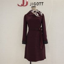 JJ JIGOTT NC02 더블카라 벨티드 원피스A GIAA0OP16