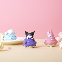 트리플러스 산리오 차량용 방향제 쿠로미 마이멜로디 시나모롤 캐릭터 굿즈, 쿠로미(프리지아향+), 1개