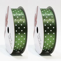 금비 주자 땡땡이 리본(15mm*15m)2P(사은품 증정 행사중), SD#12 진카키(2P)