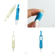 재봉틀 실 끼우개 블루 자동실끼우기 실끼우기, 화이트