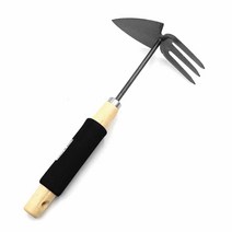 원예용 양날 호미 갈퀴 모종 화단 꽃가꾸기 텃밭 식물키우기, 1개