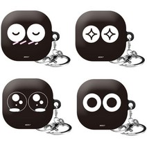 기타 바보사랑[디즈니][호환용]갤럭시 버즈 라이브 W 아이디콘 하드 케이스 키링포함, 색상:아이디콘머엉