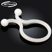 [에이치플러스몰] 트위스트 케이블 타이 (22.7mm 화이트 100EA), 상세 설명 참조