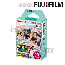 후지필름 인스탁스 미니 필름, 패턴 스테인글라스, 10매