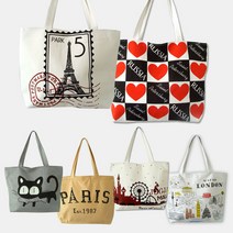 지나산업 디자인 캔버스 에코백