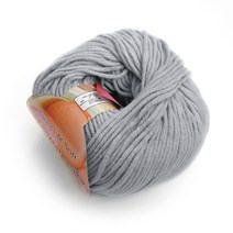 나은몰 마카롱 잔털없는 뜨개실 목도리 털실 블랭킷 인형 신생아 모자 뜨기, 49 스톤 그레이