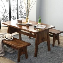 베스트리빙 쉐라톤 4인식탁세트/벤치2개, 단일옵션