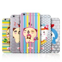 퍼니이브 판다독 캐릭터 투명젤리 케이스