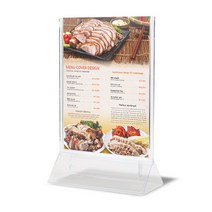 zalmon 아크릴 탁상형 메뉴판, 1개