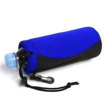 500ml용 네오프렌 물병주머니 물병파우치 파랑색, 500ml