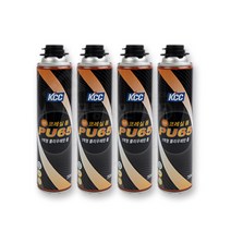KCC 코레실 폴리우레탄폼 PU65 난연폼, 노란색, 750ml