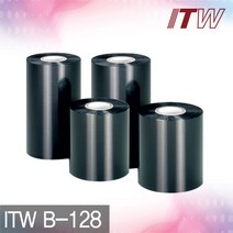ITW B-128 왁스레진 바코드리본 왁스 레진, ITW B-128 110mm X 300M