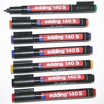 에딩 에딩e-140S 0.3mm OHP마카펜유성(1)-0.3mm 유성펜, 주황색(S507066)