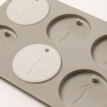 석고방향제 양초 비누 오너먼트 다용도 몰드-열쇠 타블렛 6구 강군샵, 1개