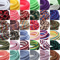 비즈아이 로프줄 4mm 패션 팔찌, 18_로프4mm_애플그린블랙_90cm