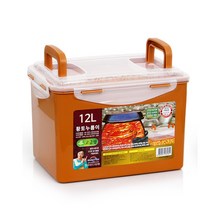 키친앤리빙 김치통 황토 절임독, 12L, 1개